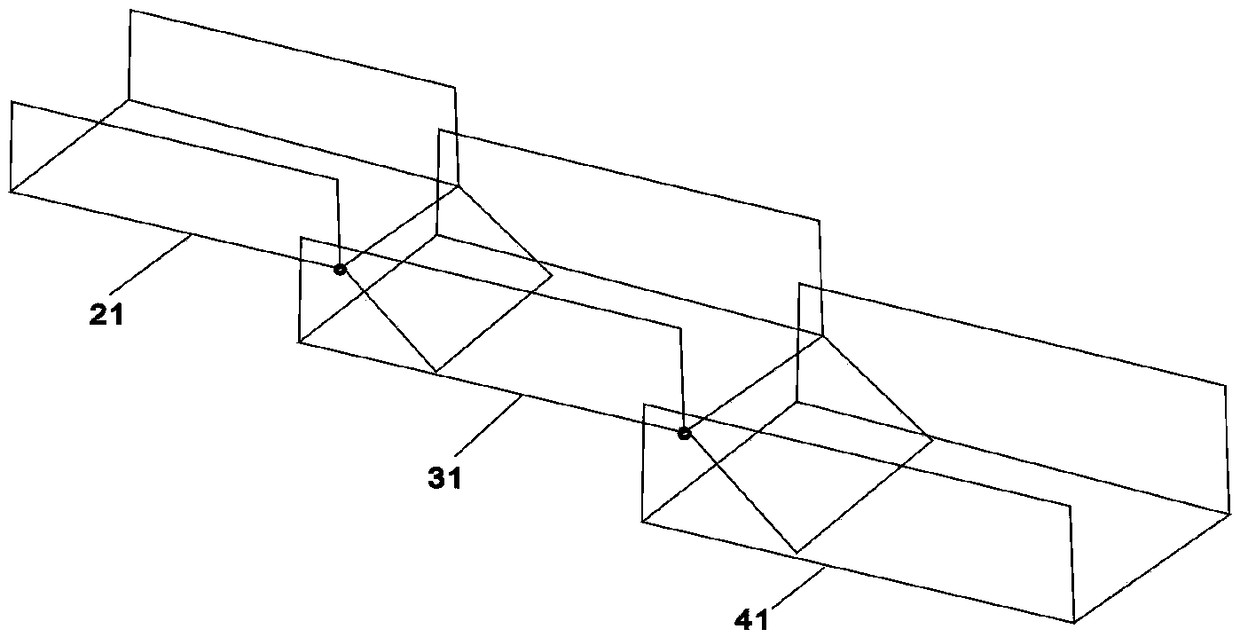 Debris flow channel erosion simulation test system