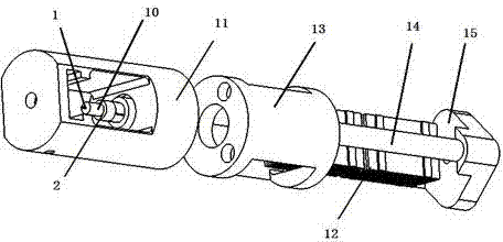 Scanning tunneling microscope design structure using motor-scanning head separation technique