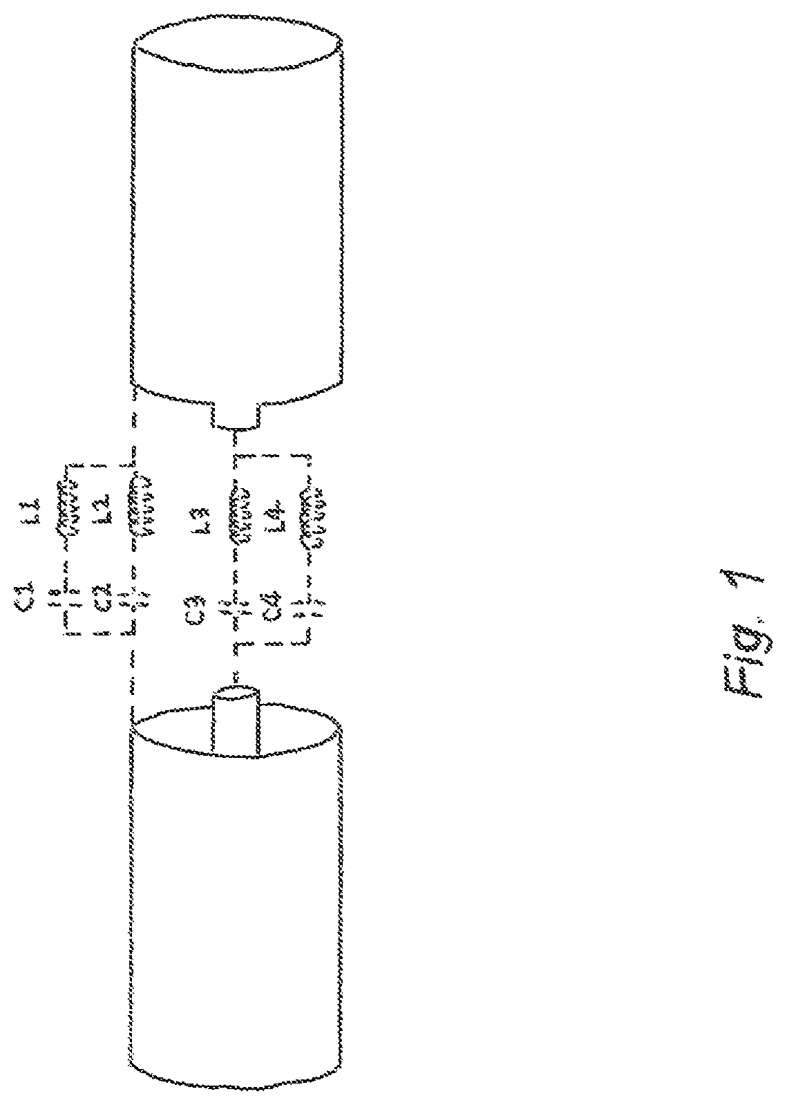 Coaxially arranged mode converters