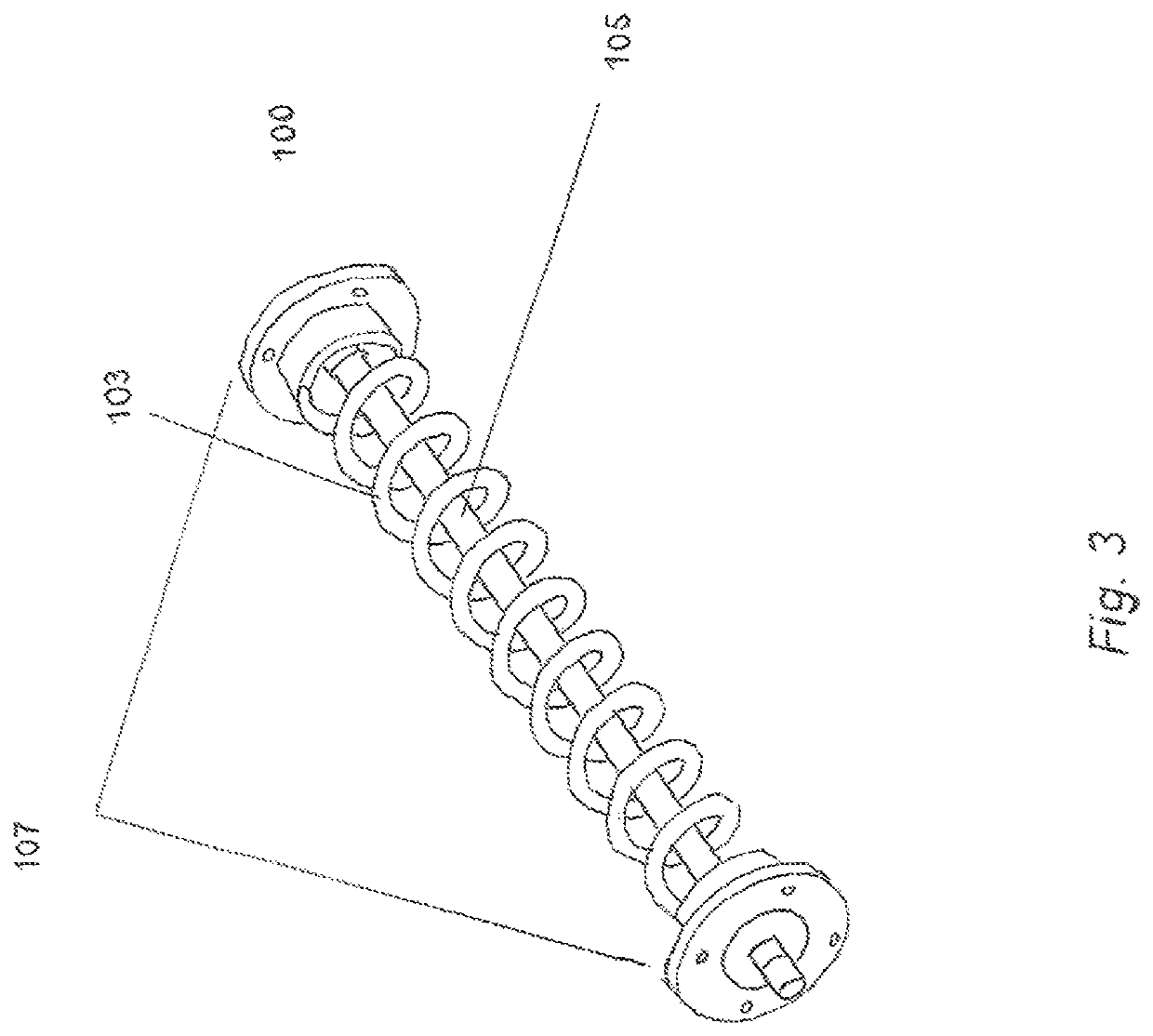 Coaxially arranged mode converters