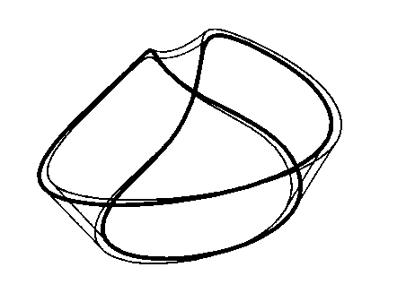 Moebius vibration isolator based on wave mode conversion mechanism and energy local effect