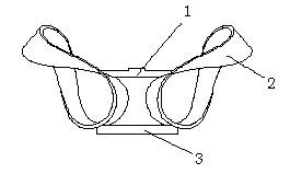 Moebius vibration isolator based on wave mode conversion mechanism and energy local effect