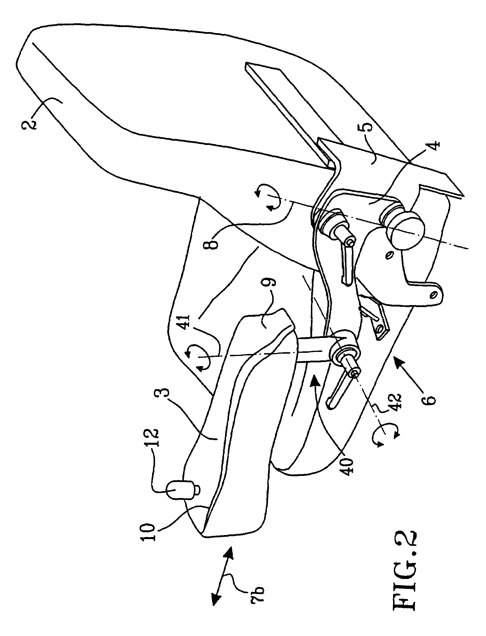 Armrest for use with a vehicle seat