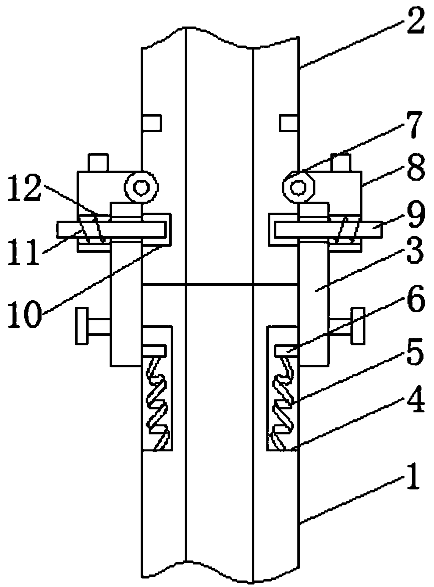 Traffic signal lamp post convenient to assemble