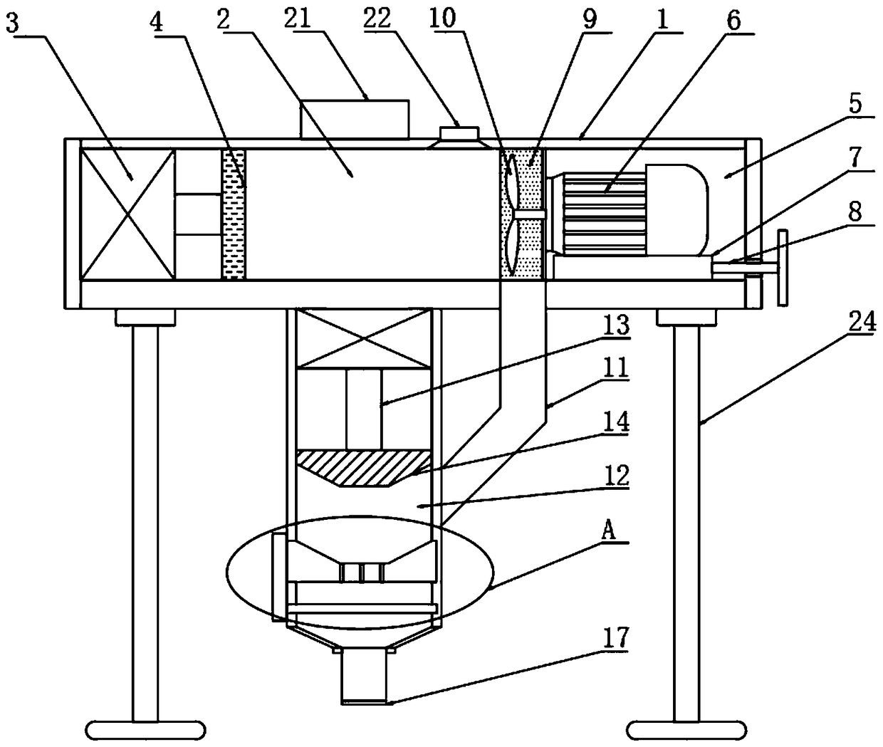 Device and method for separating and extracting active components from plant