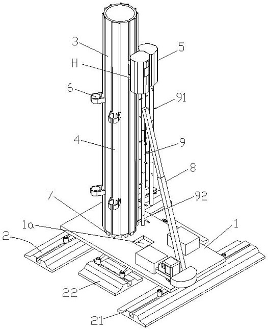 Construction equipment based on synchronous drilling and precast pile splicing and construction method thereof