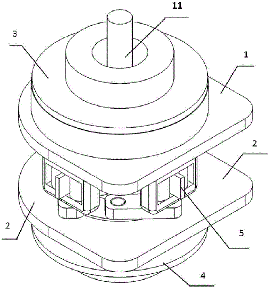 Two-motor driven variable-stiffness elastic joint of robot