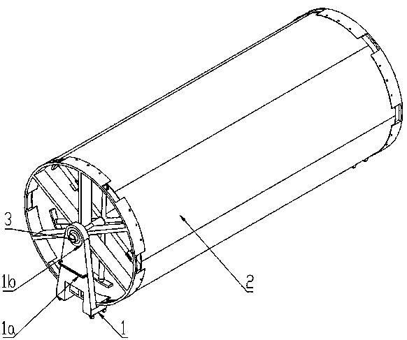 Reinforcing plate cutting anti-deformation device for wind power generation tower