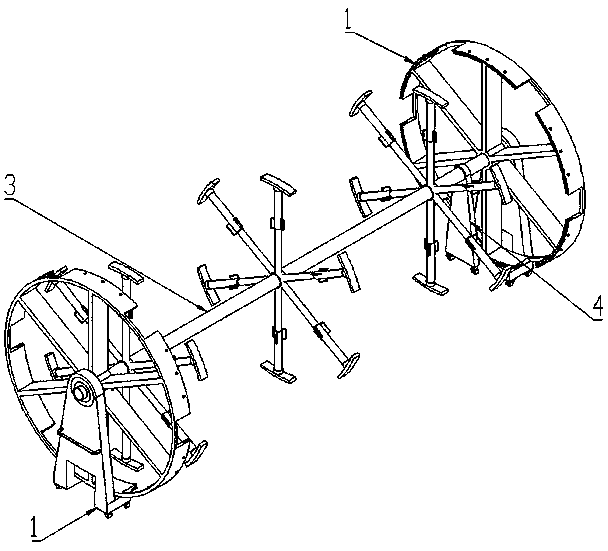 Reinforcing plate cutting anti-deformation device for wind power generation tower