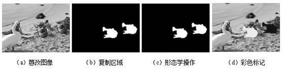 Image tampering detection method based on comprehensive features of triangular mesh