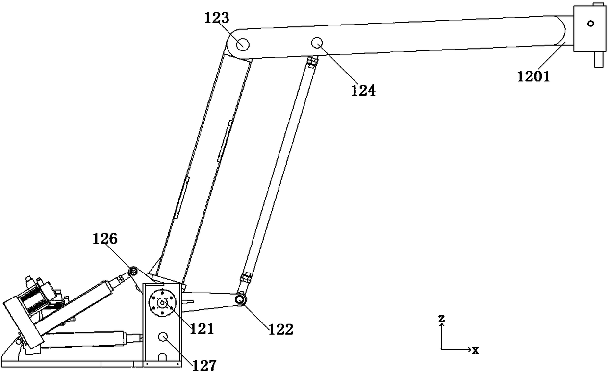 Planar robot for location and paint spraying