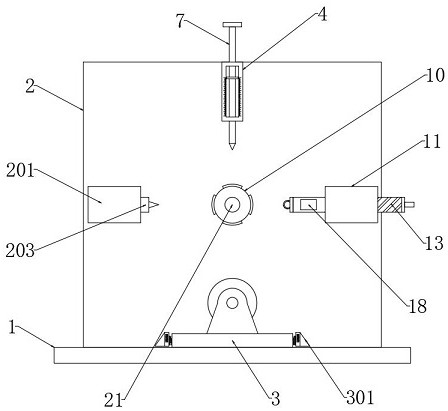 Metal plate polishing thickness detection device for mechanical manufacturing