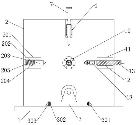 Metal plate polishing thickness detection device for mechanical manufacturing