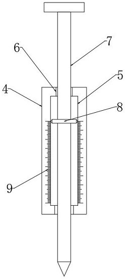 Metal plate polishing thickness detection device for mechanical manufacturing