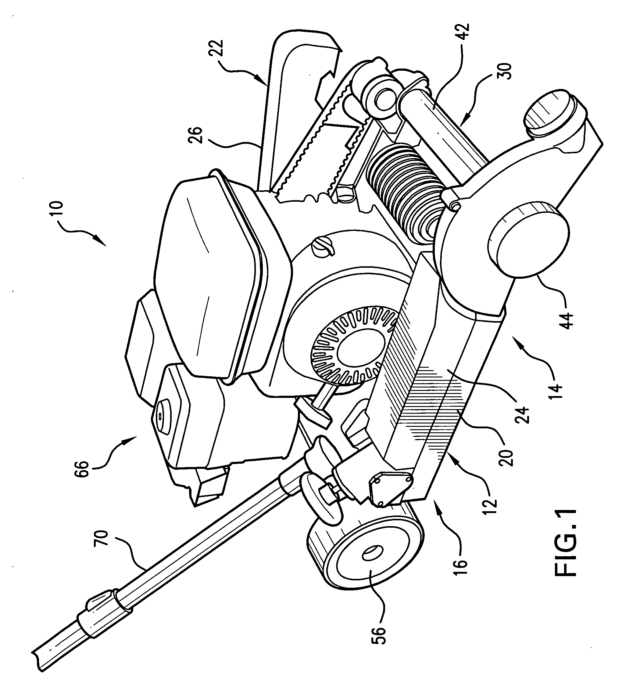 Floating blade apparatus for cutting concrete