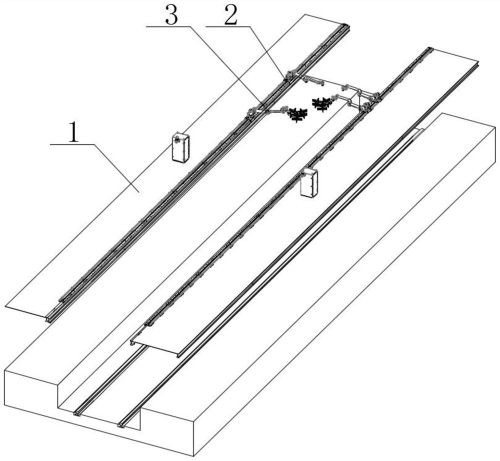 Insulation column cleaning system with liquid spraying mechanism