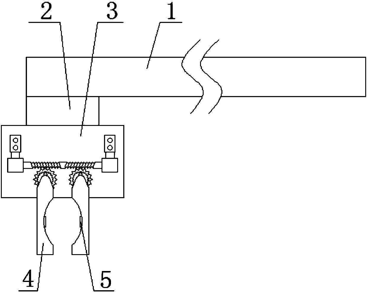 A handling device for oil exploration