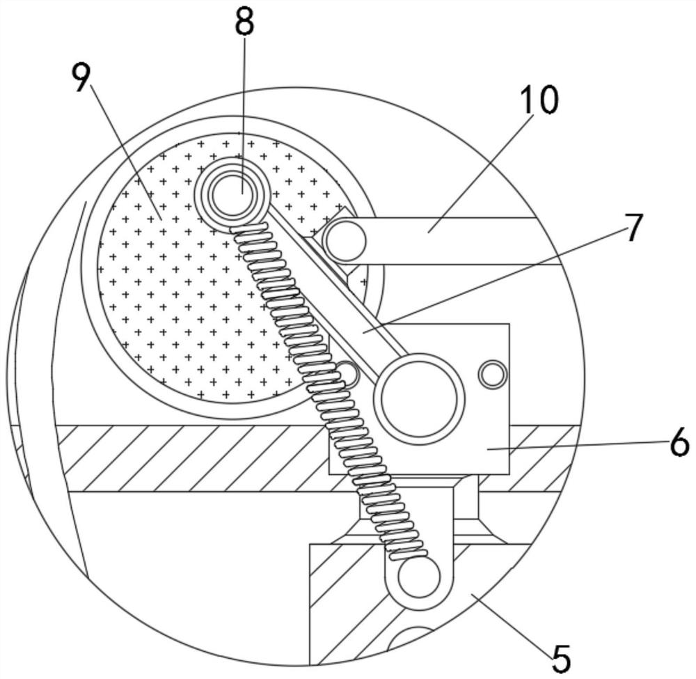 Energy-saving and environment-friendly garment ironing device capable of flattening fabric and uniformly spraying steam