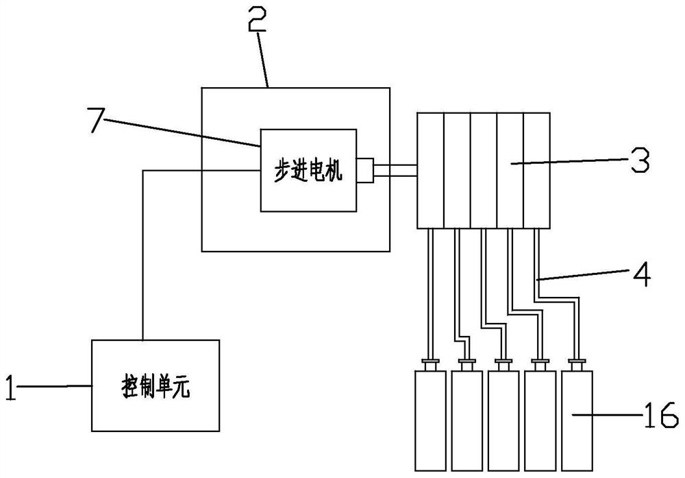 Self-control metering sampling peristaltic pump system