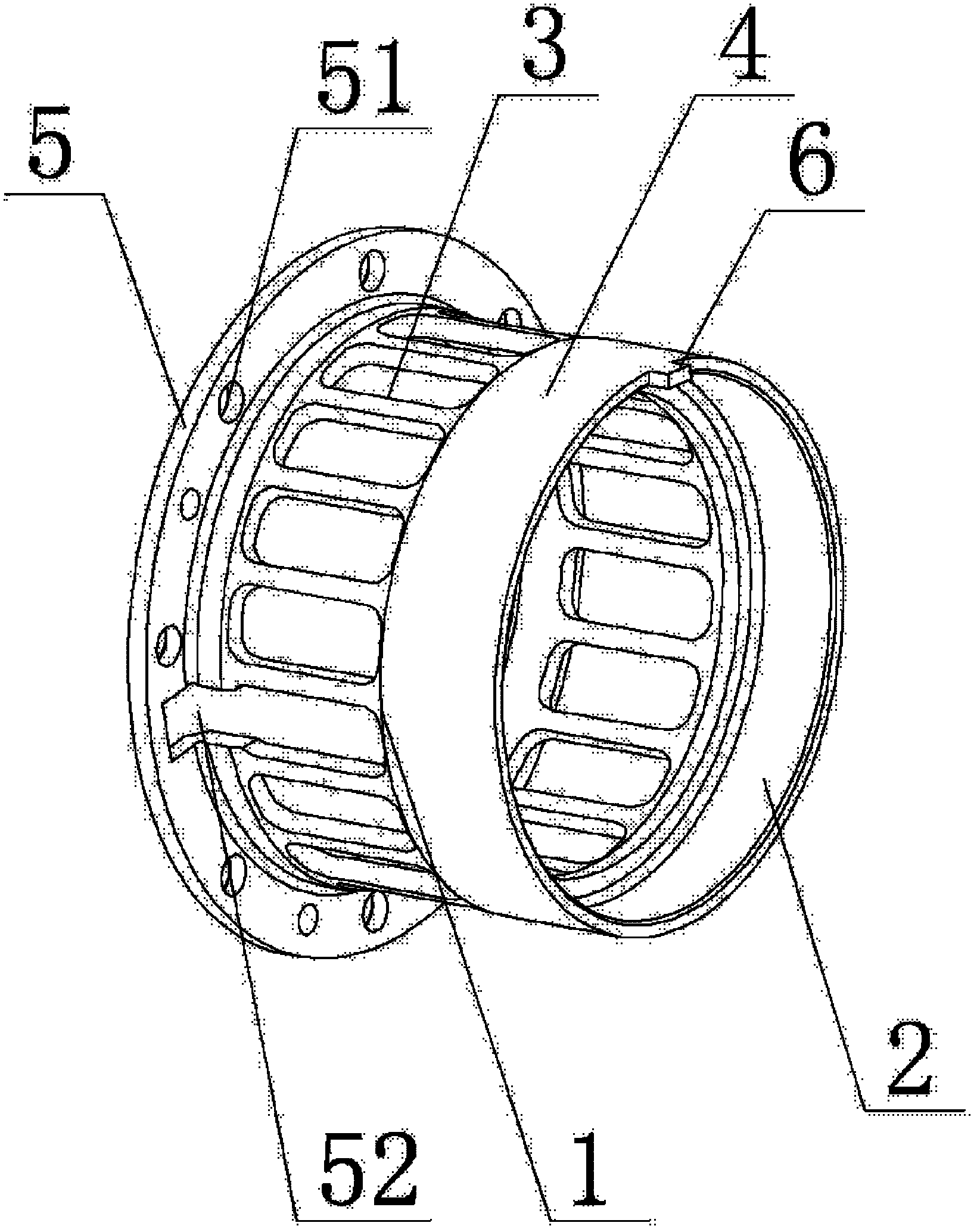 Elastic supporting structure