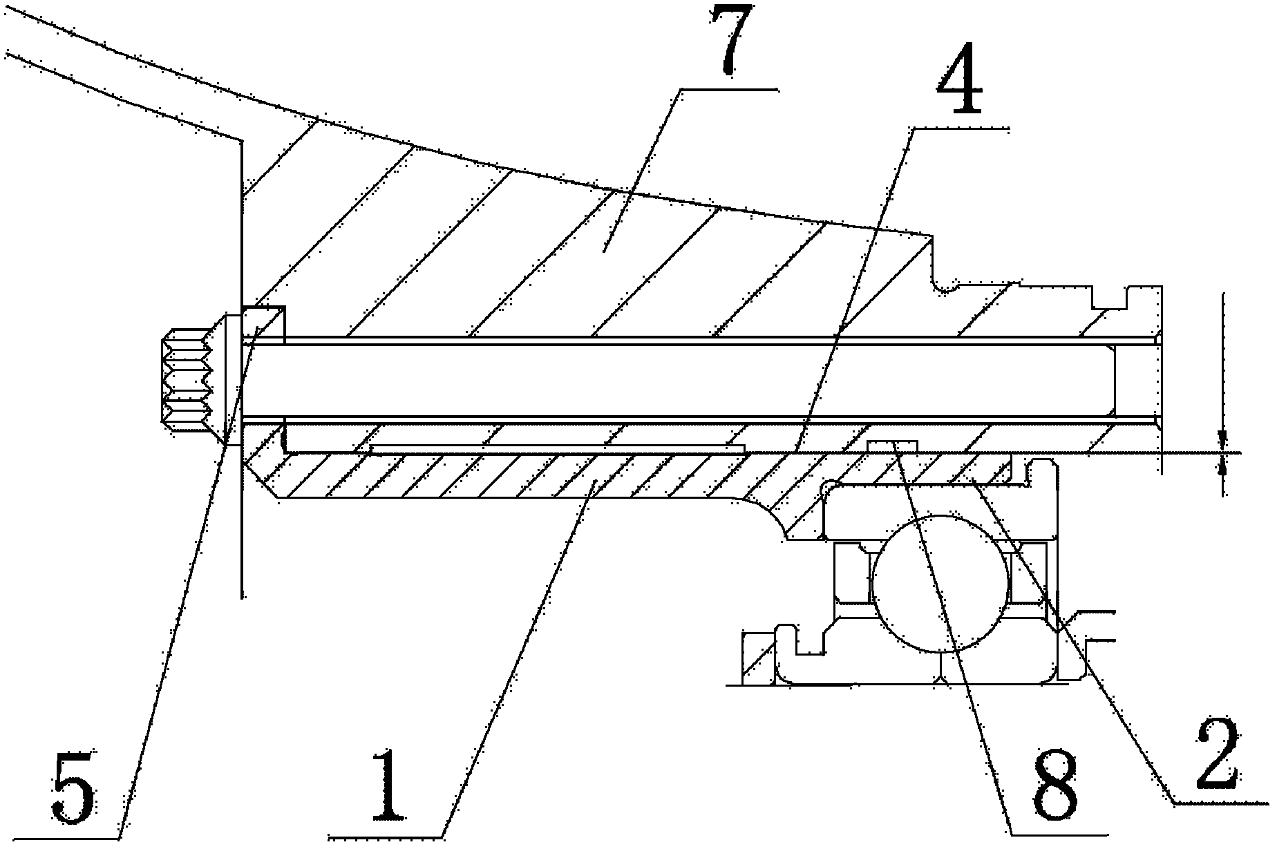 Elastic supporting structure