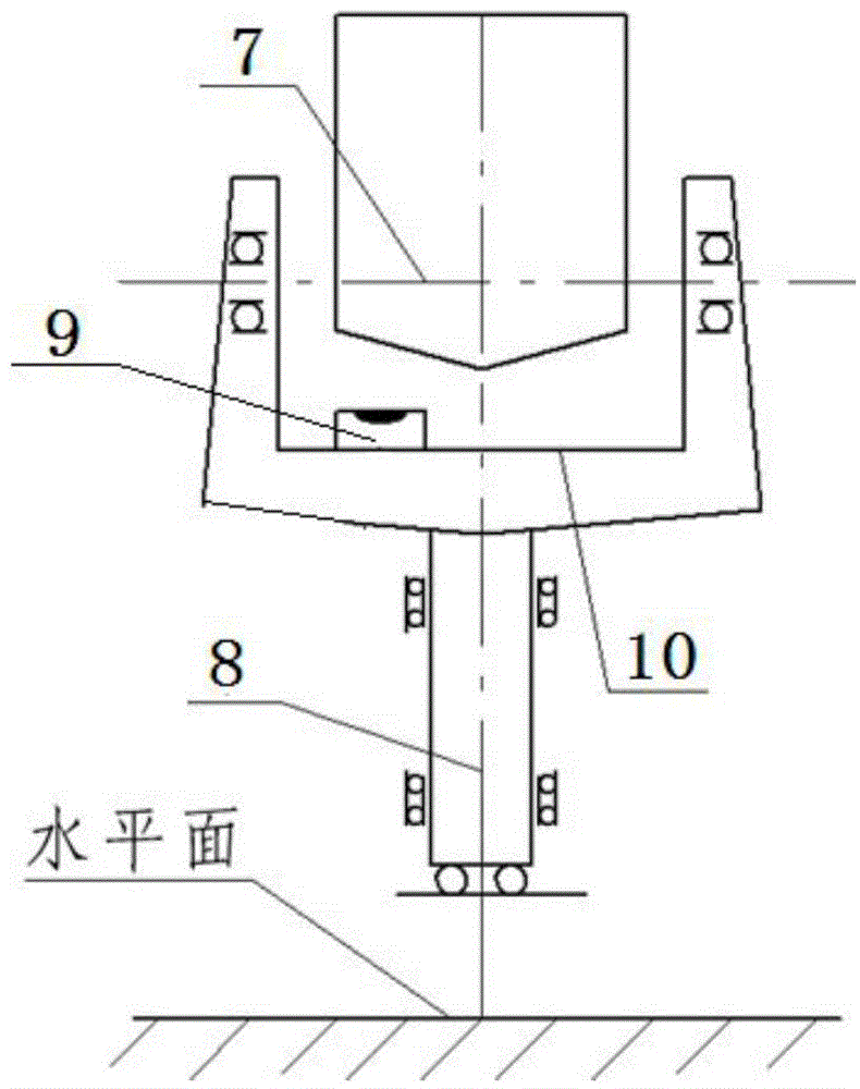 Optical detection method for polar axis type telescope polar axis shaking errors