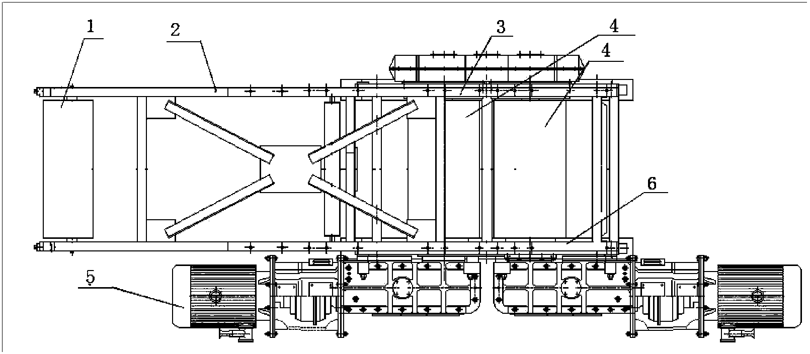 Belt conveyor headstock and manufacturing method thereof