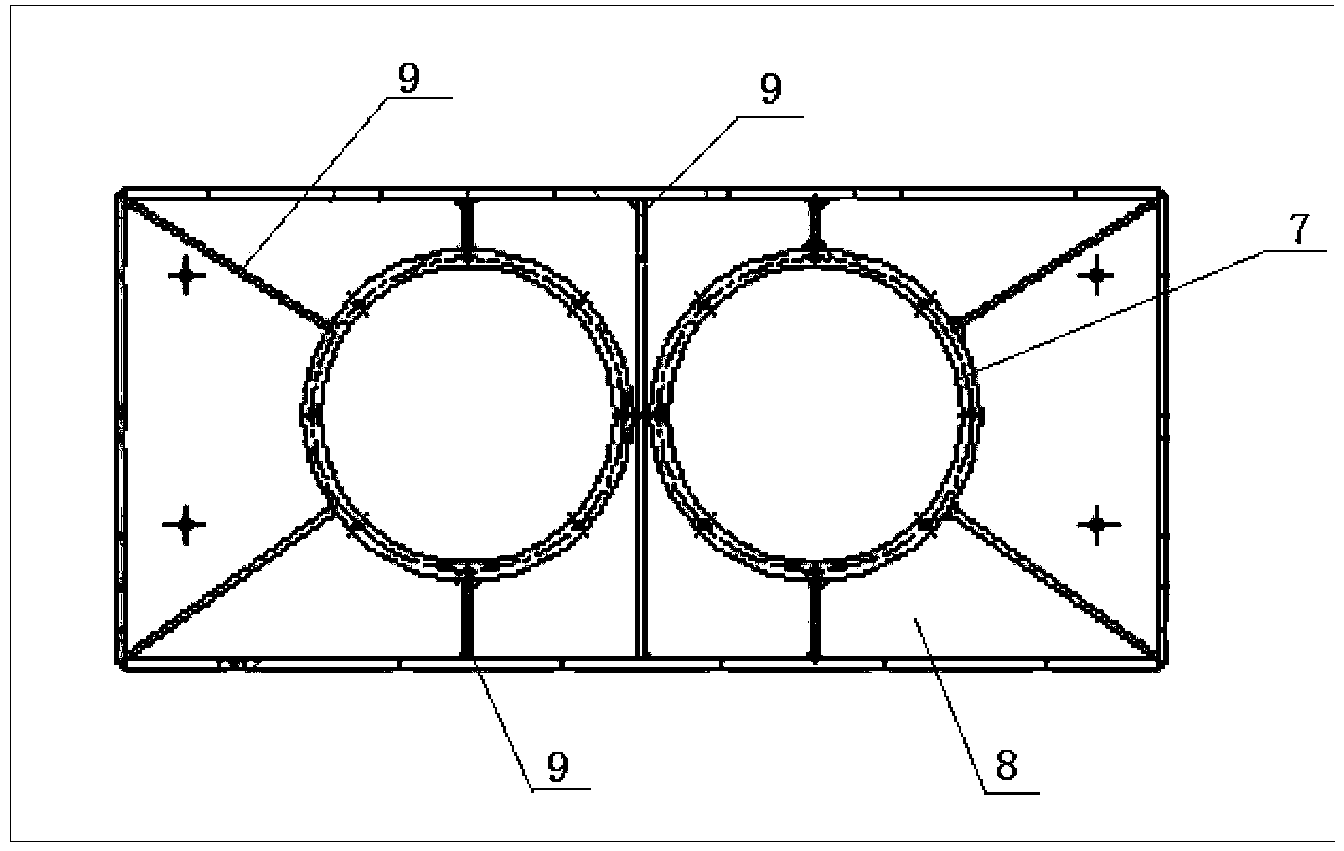 Belt conveyor headstock and manufacturing method thereof