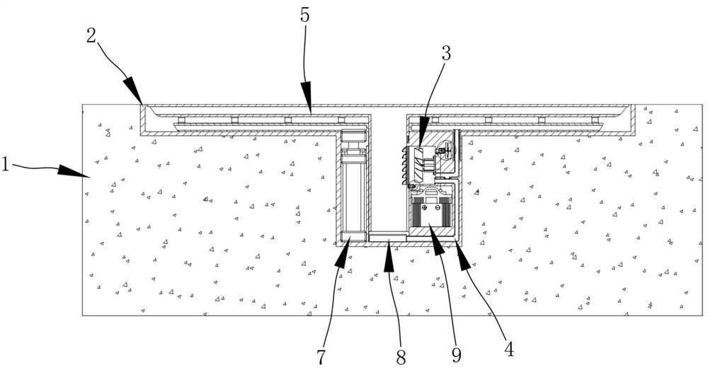 Automatic blowing, sucking, trapping and dust removing method based on low-position dust of underground mine roadway