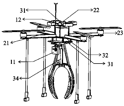 Control system and control method for autonomous grasp of unmanned aerial vehicle(UAV)