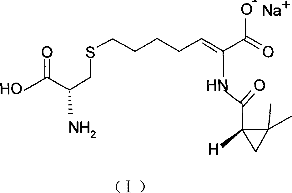 Process for preparing cilastatin sodium