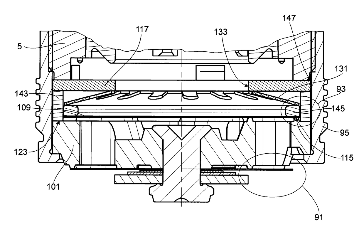 Adjustable damping valve arrangement