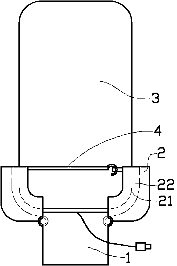 Mobile phone control rod