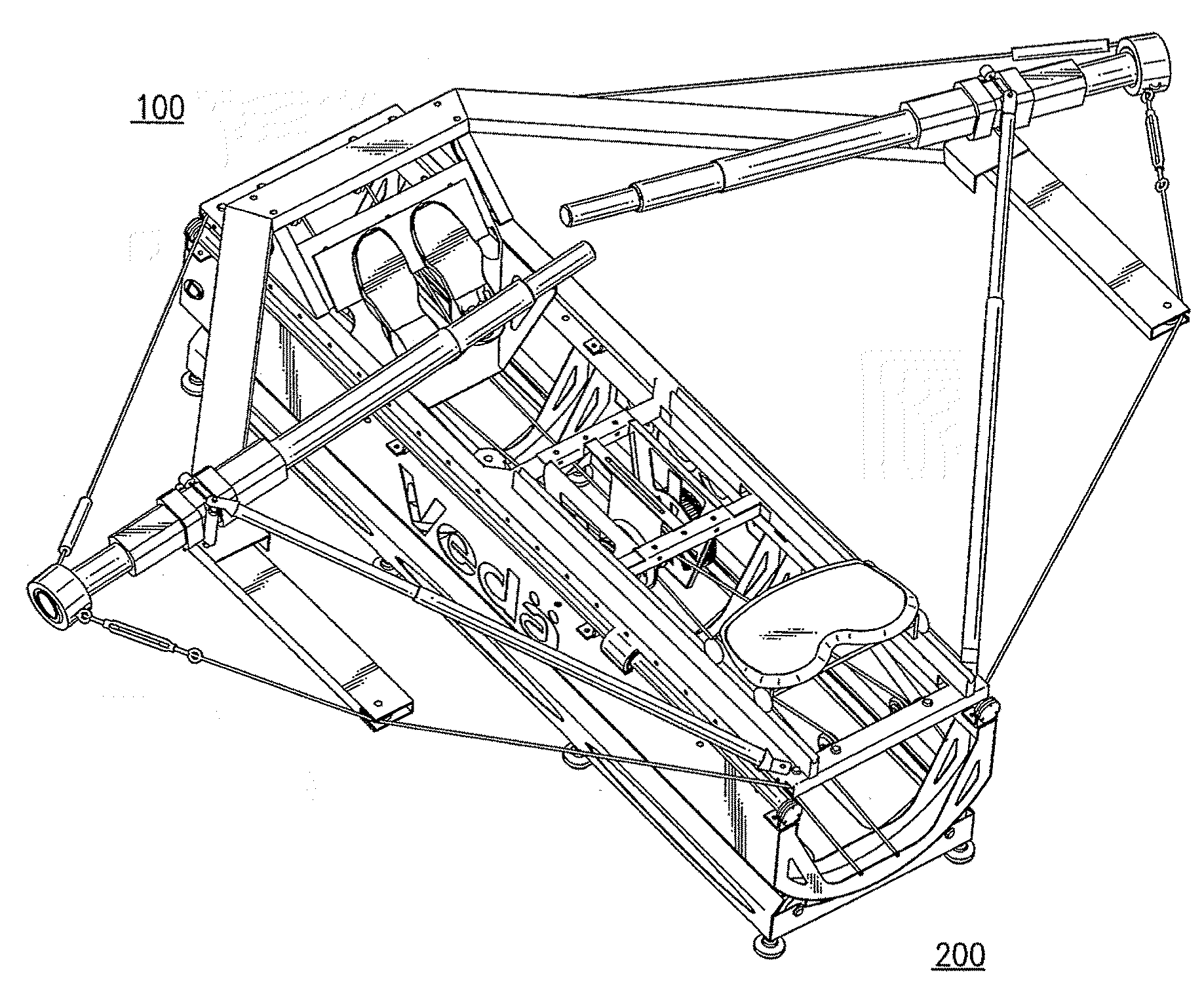 Simulated Rowing Machine