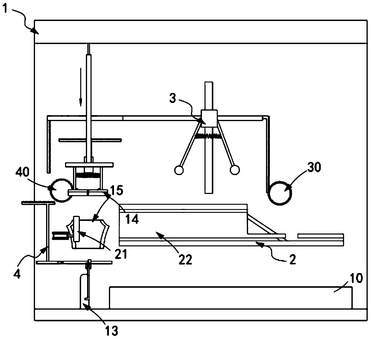 Efficient laminating machine applied to prefabricated slab