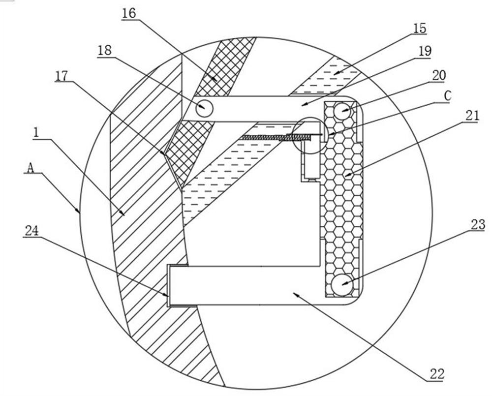 Fireproof valve for exhaust duct of building