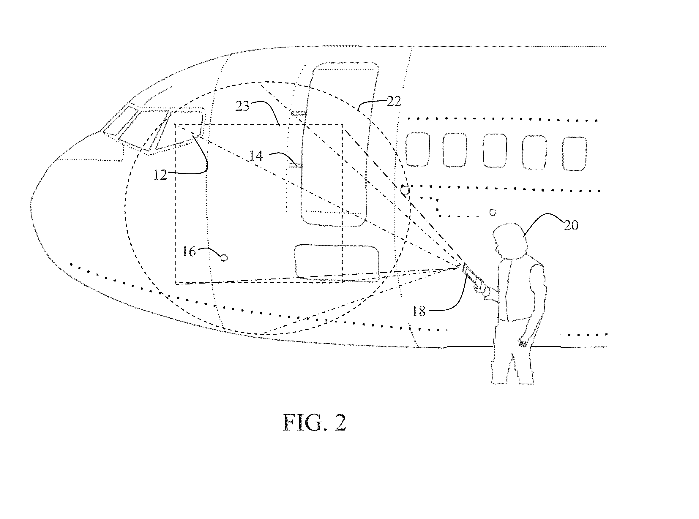 Projecting airplane location specific maintenance history using optical reference points