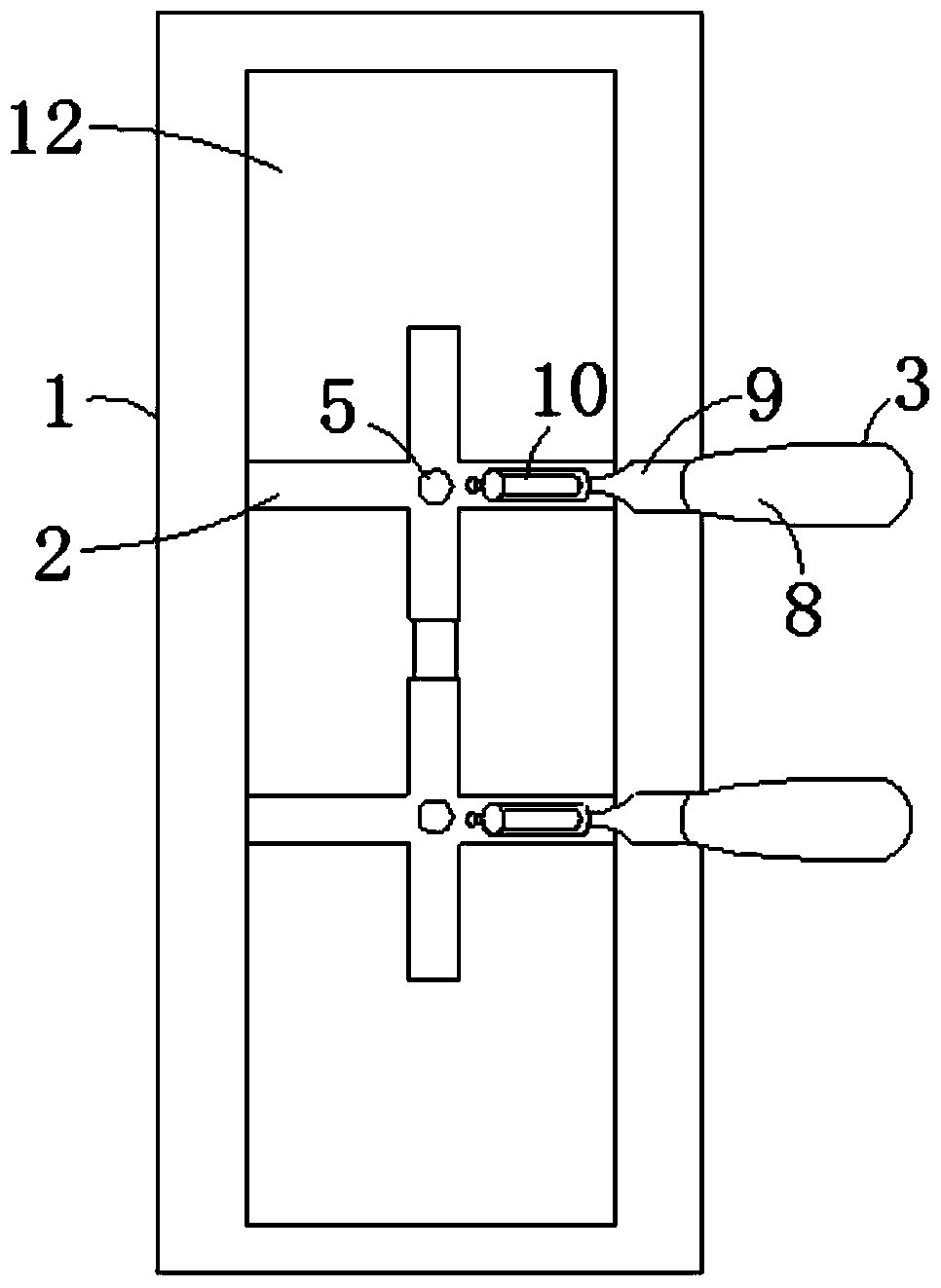 A trowel welding fixture