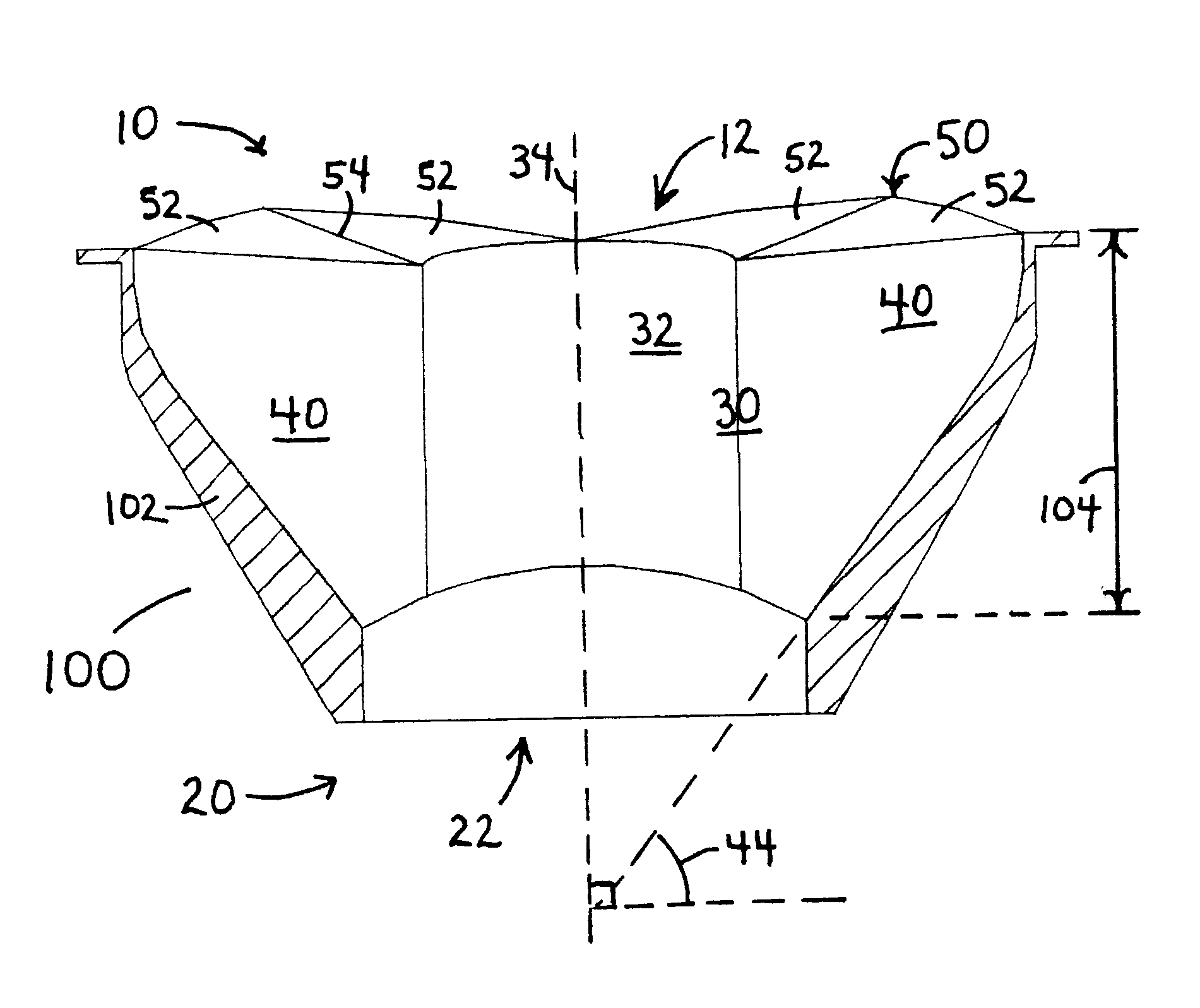 Flow promoter for hoppers