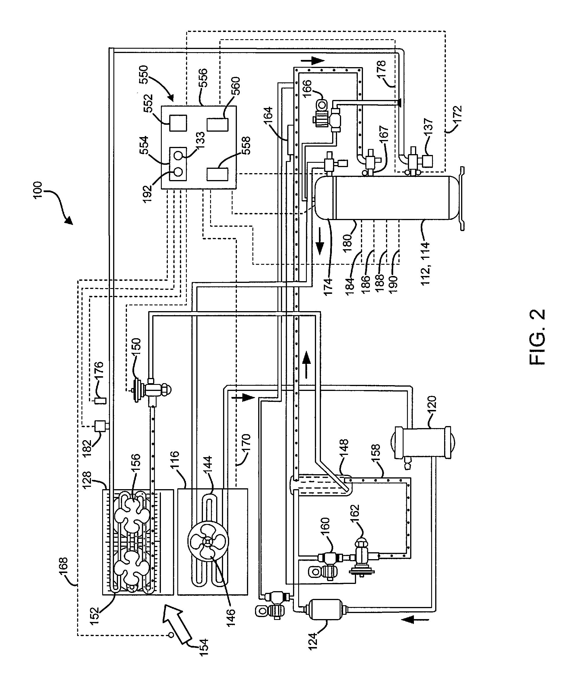 Compressor discharge control on a transport refrigeration system