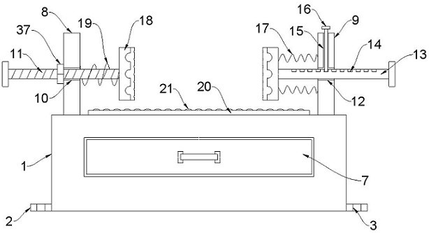 Irregular workpiece fixing device for numerical control machine tool