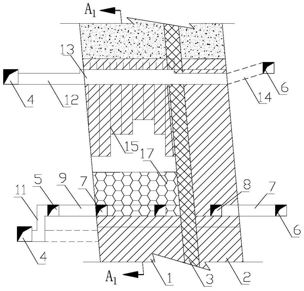 A Deep Hole Mining Method in Stages of Steeply Inclined Double Layer Ore Body