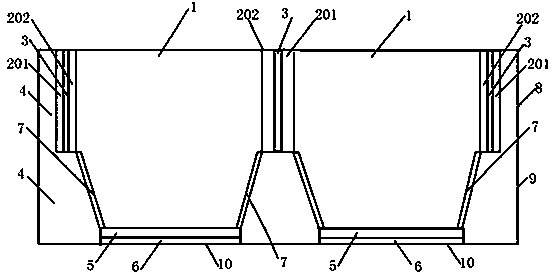 Fuya flavor liquor fermentation pit and construction method