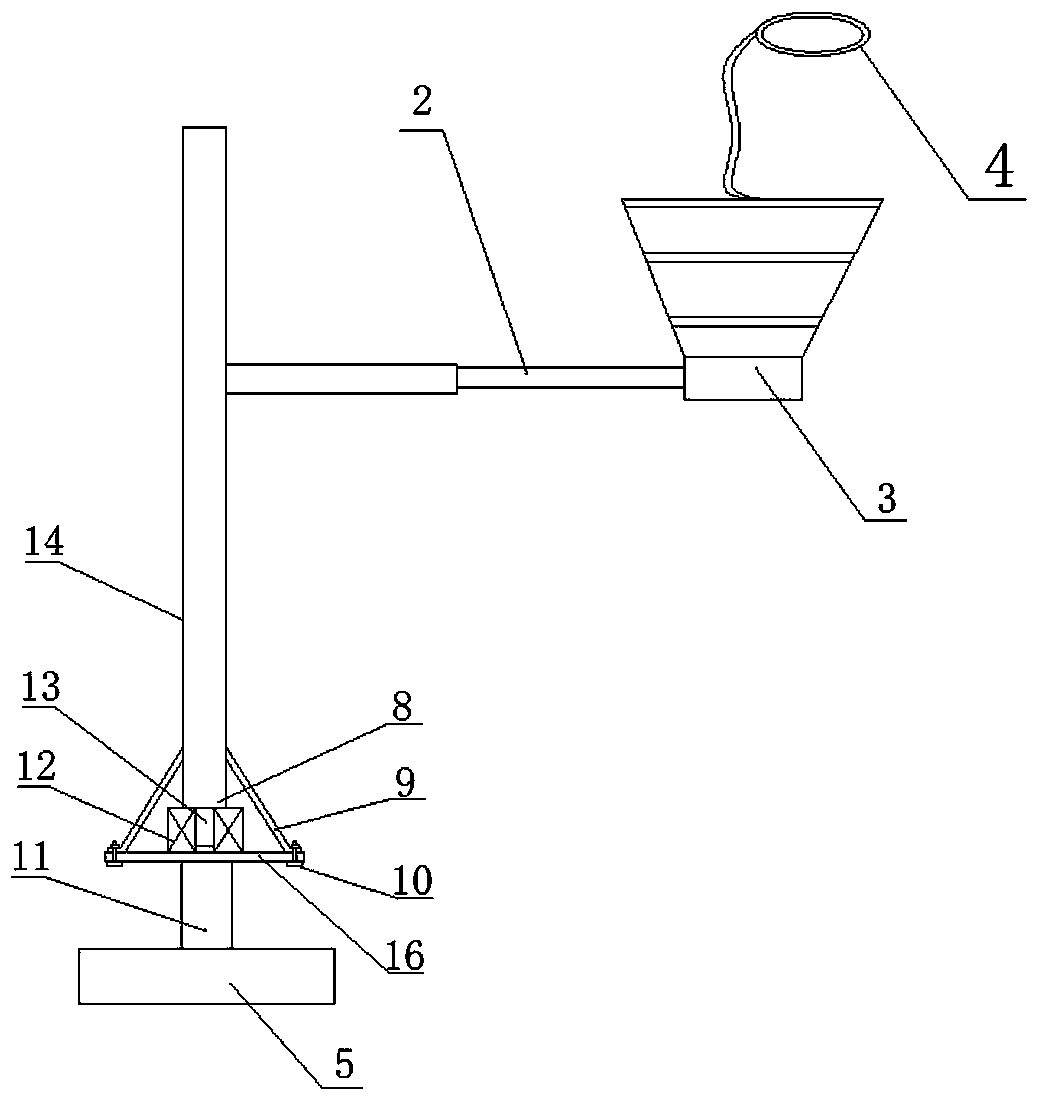 Novel air conditioner mounting rack