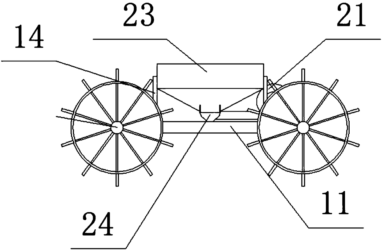 Bidirectional pneumatic seedling throwing machine