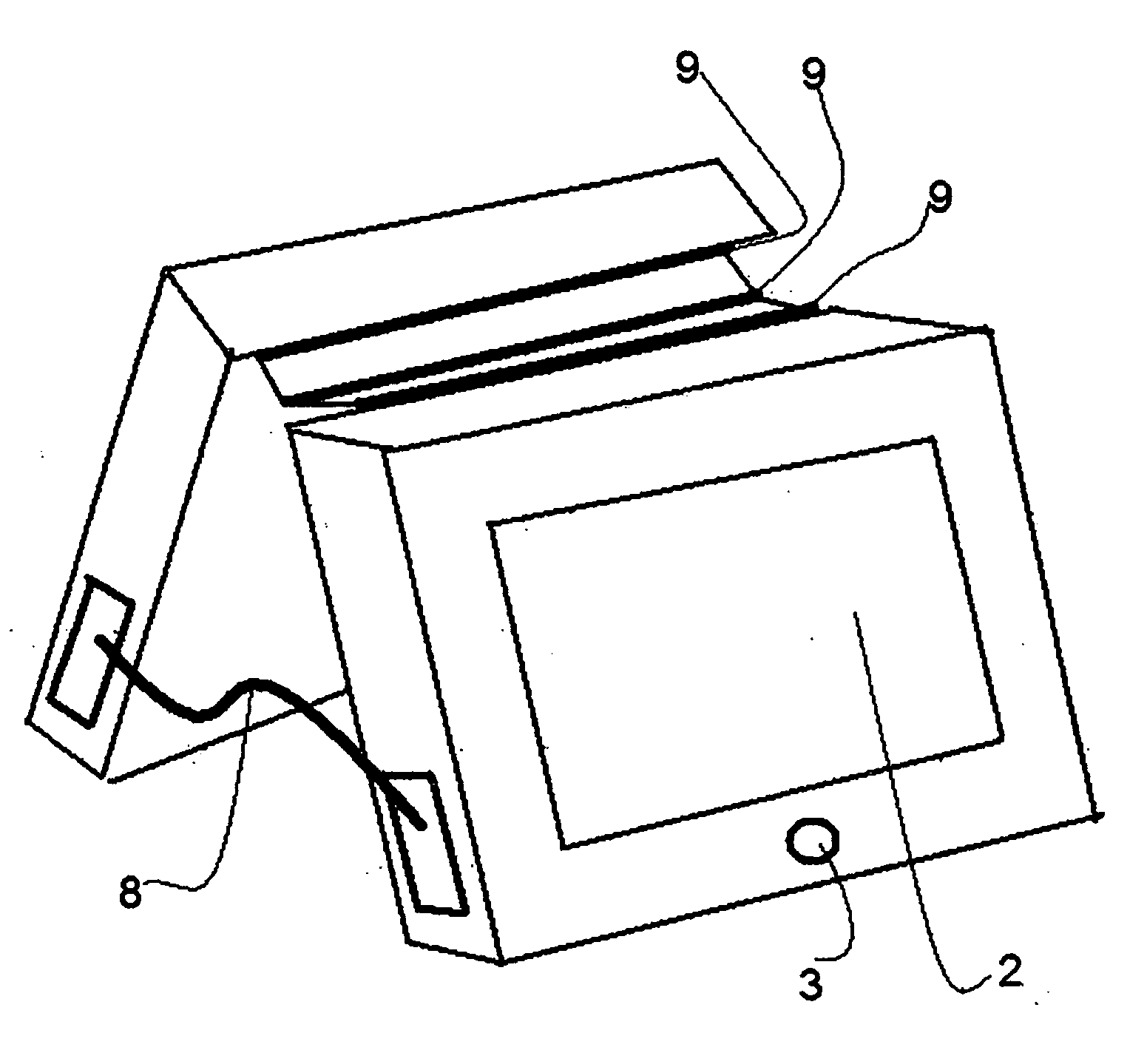 Multi-display system for displaying identical information on multiple display screens situated in different viewing planes for monitoring or demonstrating the activity of the input device's operator