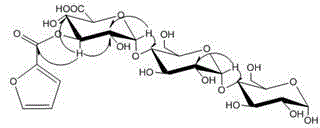 Furoate glucoside analogue 1 and purpose thereof of using as alpha-glycosidase inhibitor