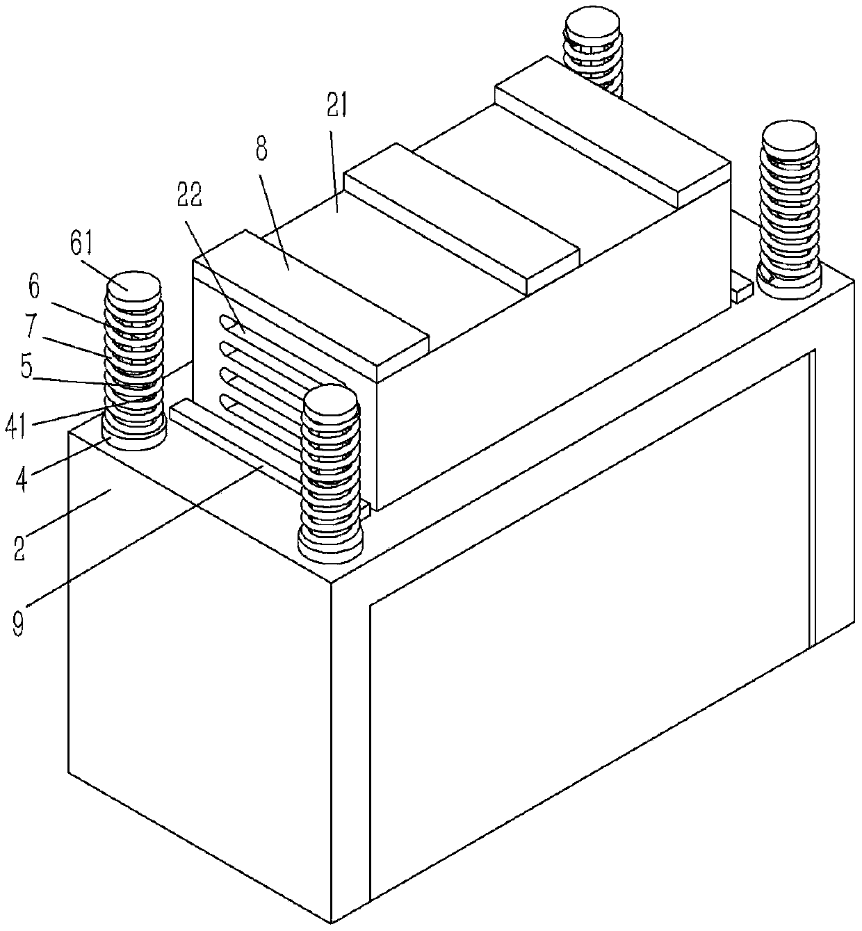 Improved protection structure for outdoor electric cabinet