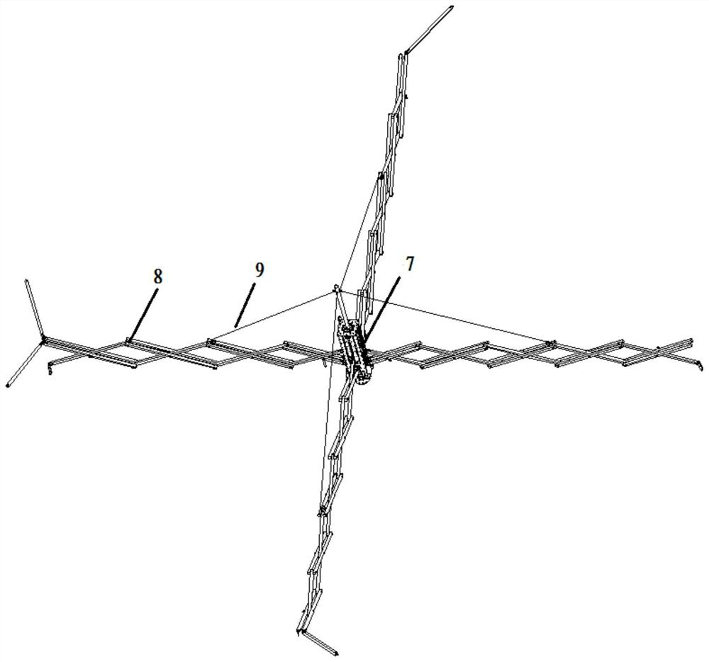 A Rotating Logarithmic Periodic Antenna with Automatic Expansion and Retraction