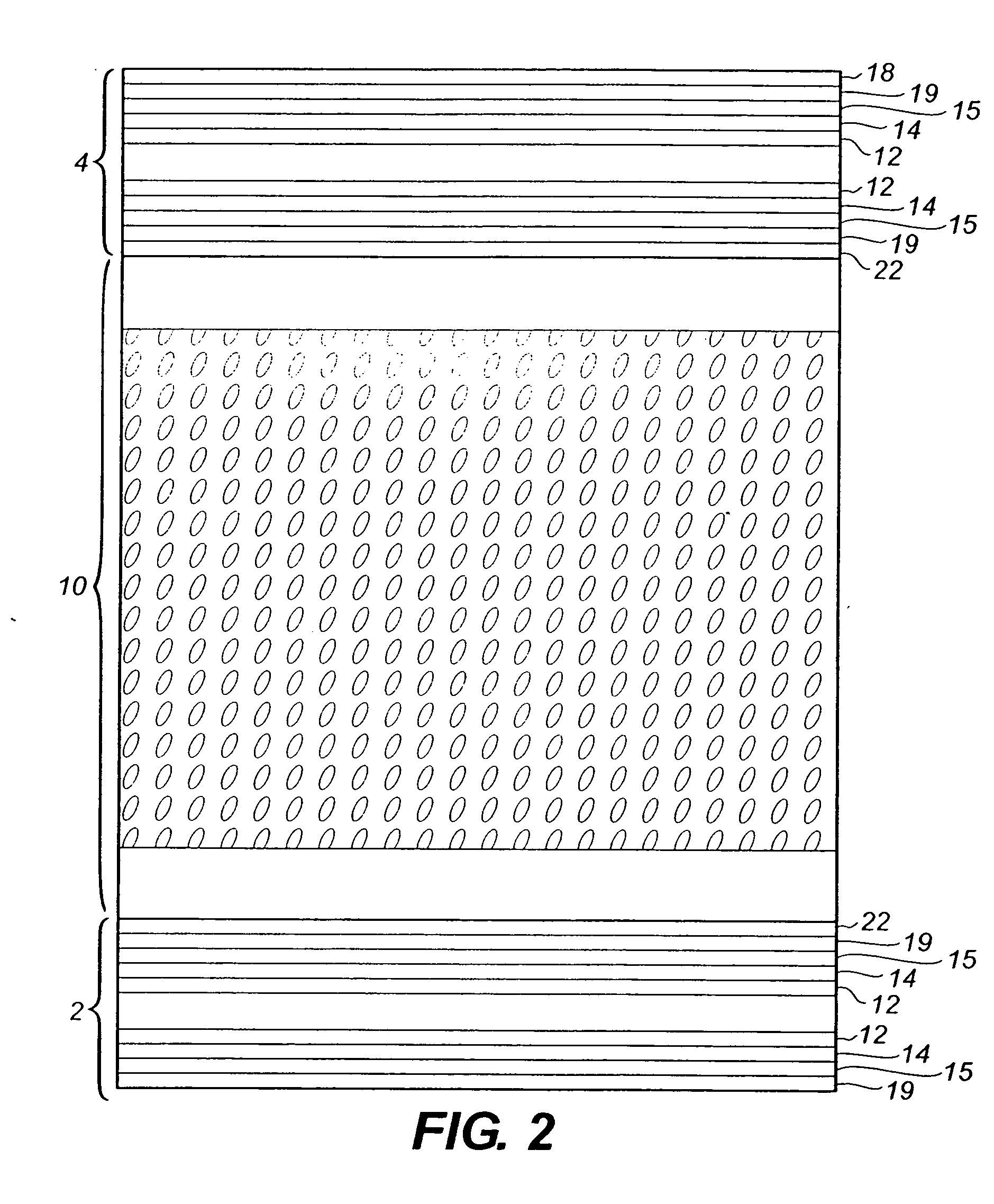 Nano-structured thin film with reduced light reflection